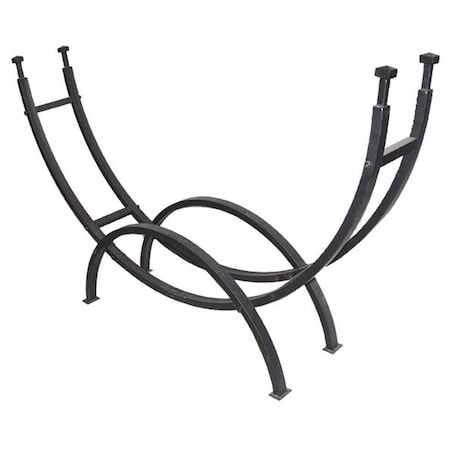Blueprints Contemporary Black Log Rack BL59901